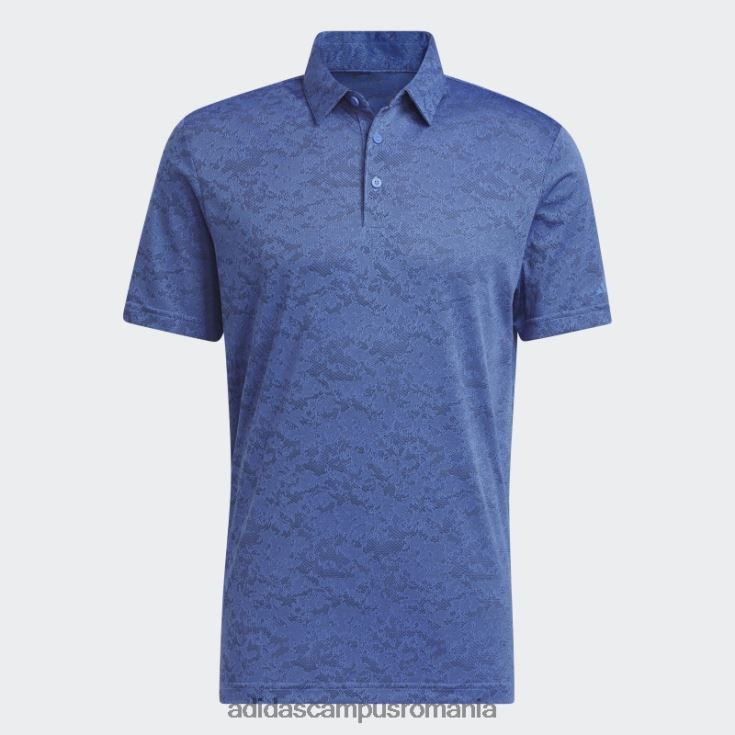 adidas campus romania tricou polo de golf jacquard texturat albastru adidas bărbați albastru/marinier J266N26000