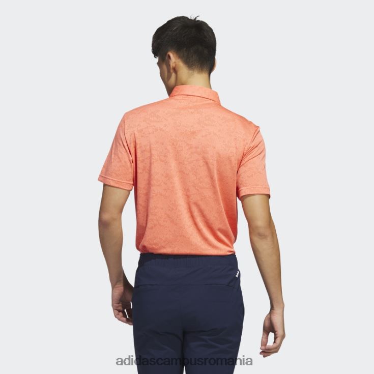 adidas campus romania tricou polo de golf jacquard texturat coral adidas bărbați coral J266N214505
