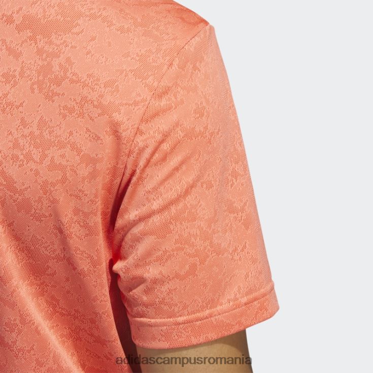 adidas campus romania tricou polo de golf jacquard texturat coral adidas bărbați coral J266N214505