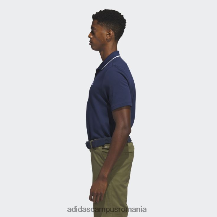 adidas campus romania tricou polo de golf în piqué bleumarin, adidas bărbați marina J266N25895