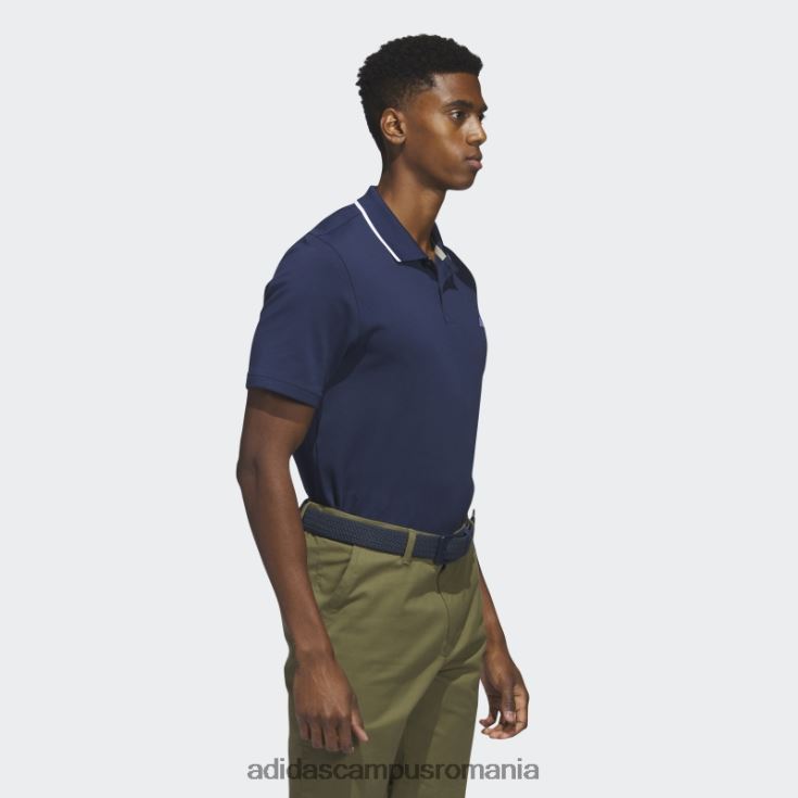 adidas campus romania tricou polo de golf în piqué bleumarin, adidas bărbați marina J266N25895