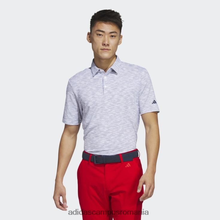 adidas campus romania tricou polo de golf space dye alb adidas bărbați alb J266N26138