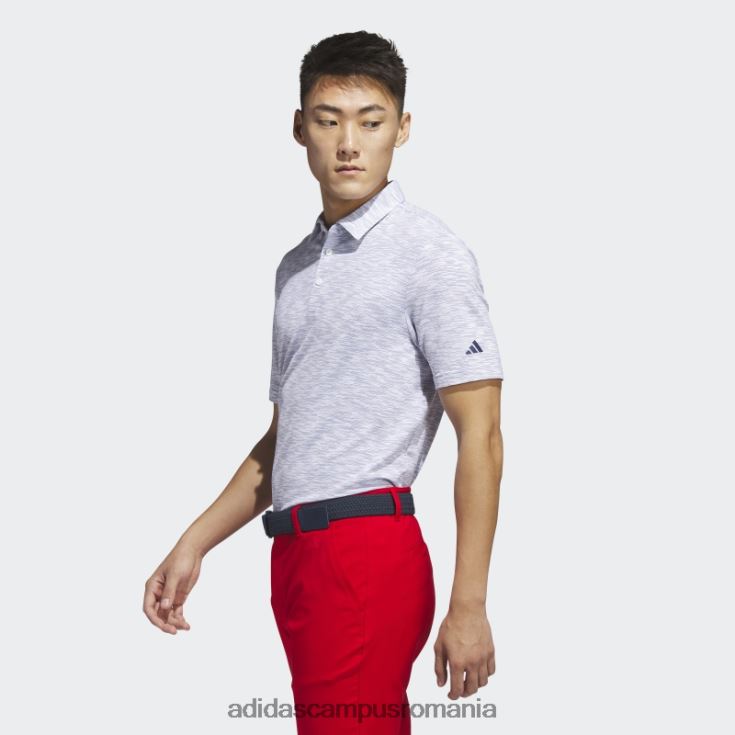 adidas campus romania tricou polo de golf space dye alb adidas bărbați alb J266N26138