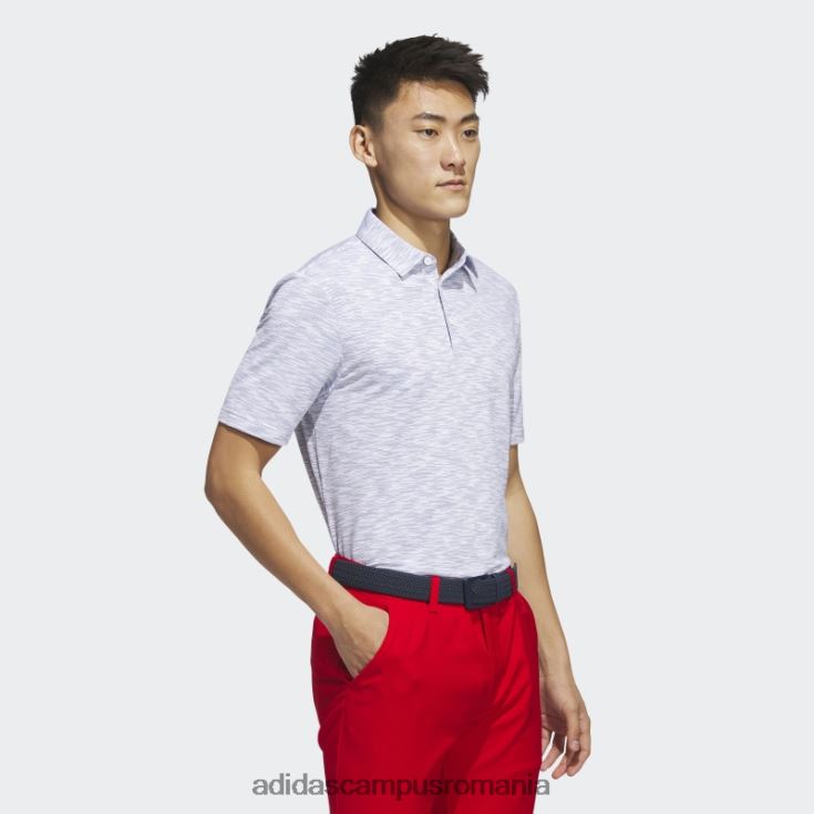 adidas campus romania tricou polo de golf space dye alb adidas bărbați alb J266N26138