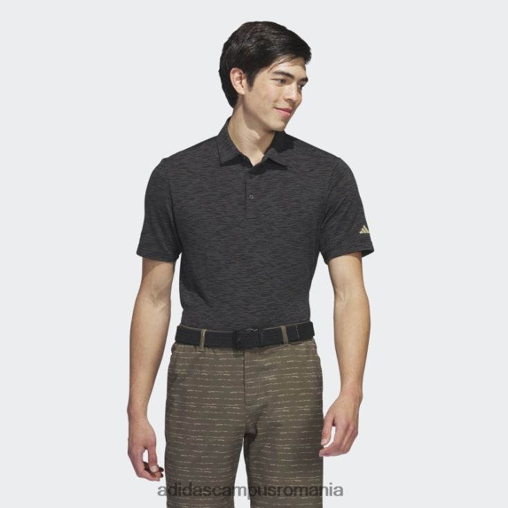 adidas campus romania tricou polo de golf space dye negru bărbați negru J266N27508