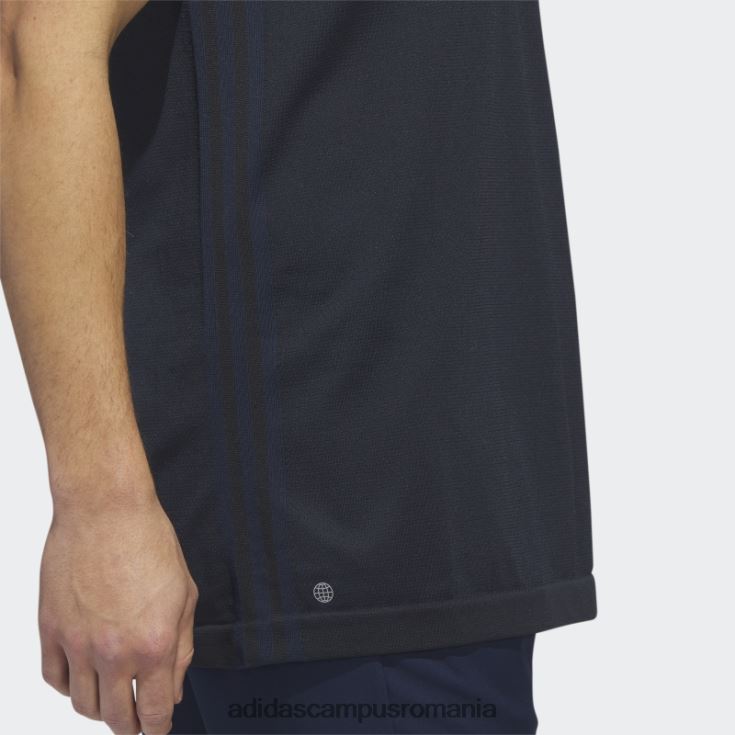 adidas campus romania tricou polo de golf ultimate365 tour primeknit bleumarin bărbați negru/bleumarin J266N27488