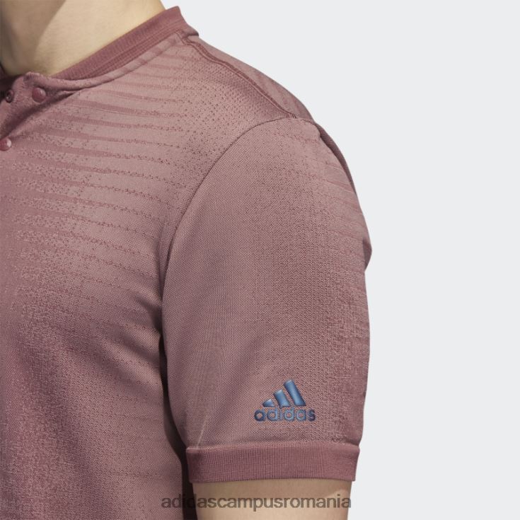 adidas campus romania tricou polo, fără cusături, visiniu adidas bărbați visiniu/violet J266N214922