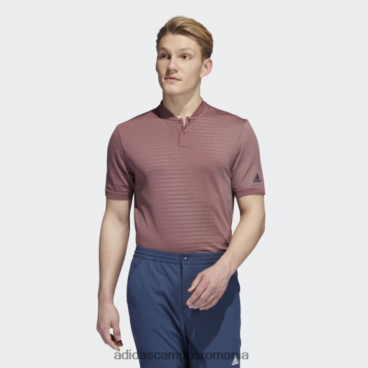adidas campus romania tricou polo, fără sudură, burgundy, adidas bărbați visiniu/violet J266N21449