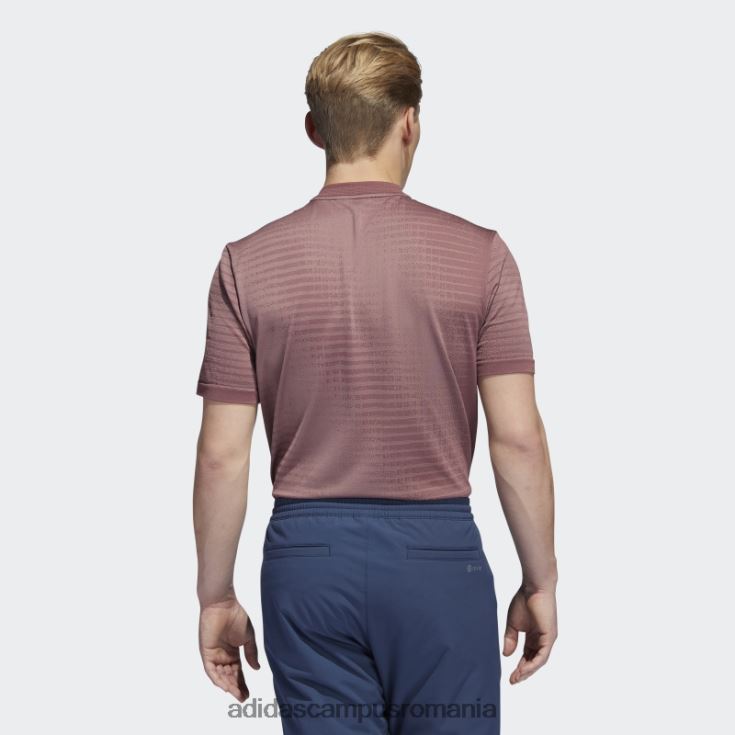 adidas campus romania tricou polo, fără sudură, burgundy, adidas bărbați visiniu/violet J266N21449
