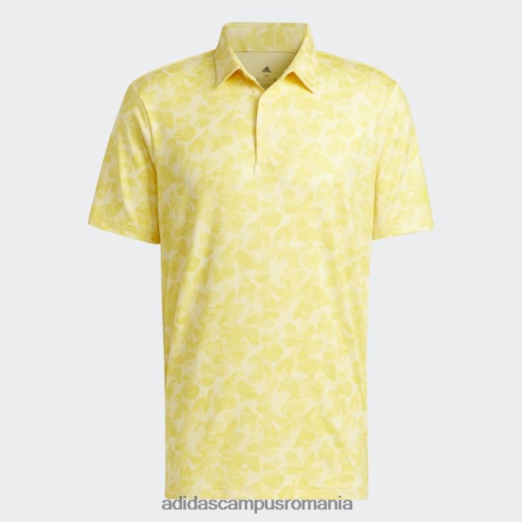 adidas campus romania tricou polo galben cu imprimeu prisma bărbați galben/pantone J266N21576