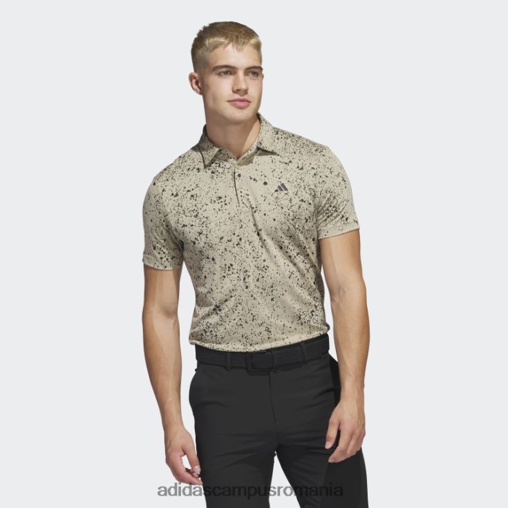 adidas campus romania tricou polo golf jacquard canepa adidas bărbați cânepă/negru/măslin J266N26552