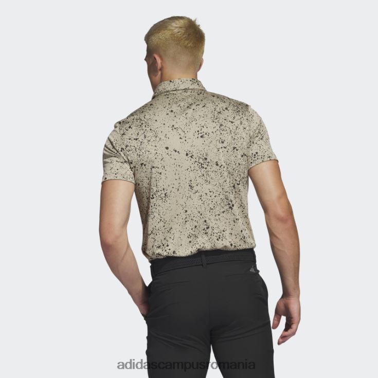 adidas campus romania tricou polo golf jacquard canepa adidas bărbați cânepă/negru/măslin J266N26552