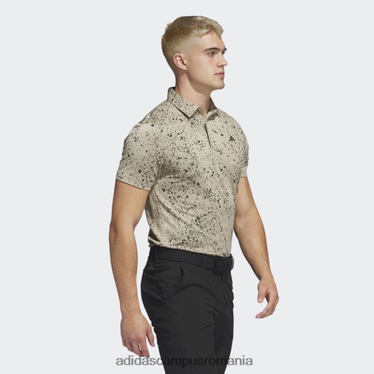 adidas campus romania tricou polo golf jacquard canepa adidas bărbați cânepă/negru/măslin J266N26552