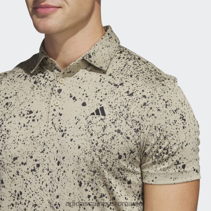 adidas campus romania tricou polo golf jacquard canepa adidas bărbați cânepă/negru/măslin J266N26552