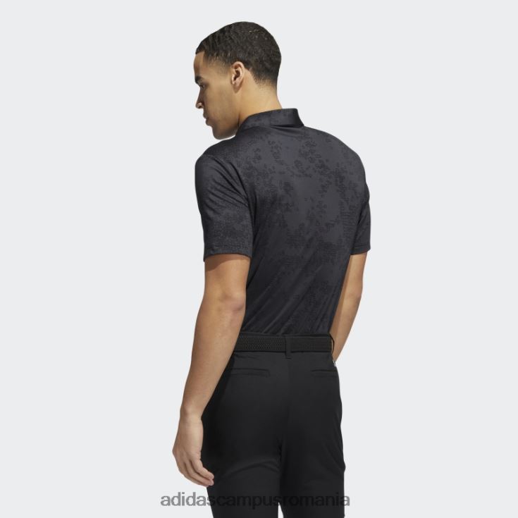 adidas campus romania tricou polo jacquard carbon bărbați carbon/negru J266N214683