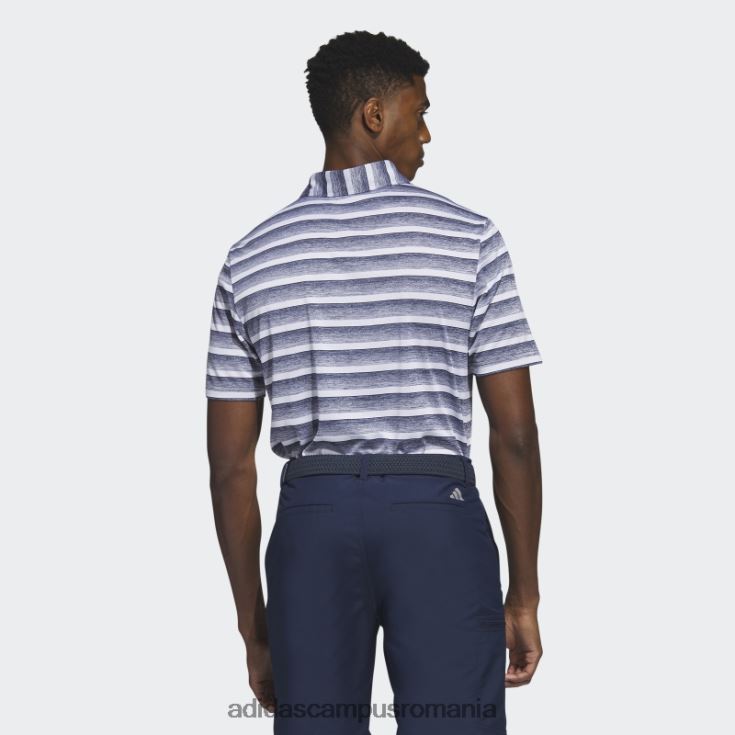 adidas campus romania tricou polo în dungi bleumarin bărbați bleumarin/alb J266N26362