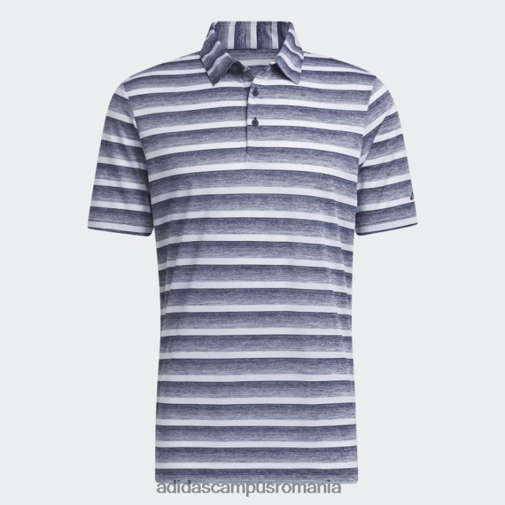 adidas campus romania tricou polo în dungi bleumarin bărbați bleumarin/alb J266N26362