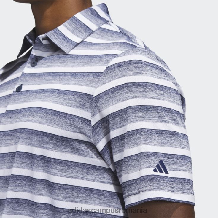 adidas campus romania tricou polo în dungi bleumarin bărbați bleumarin/alb J266N26362