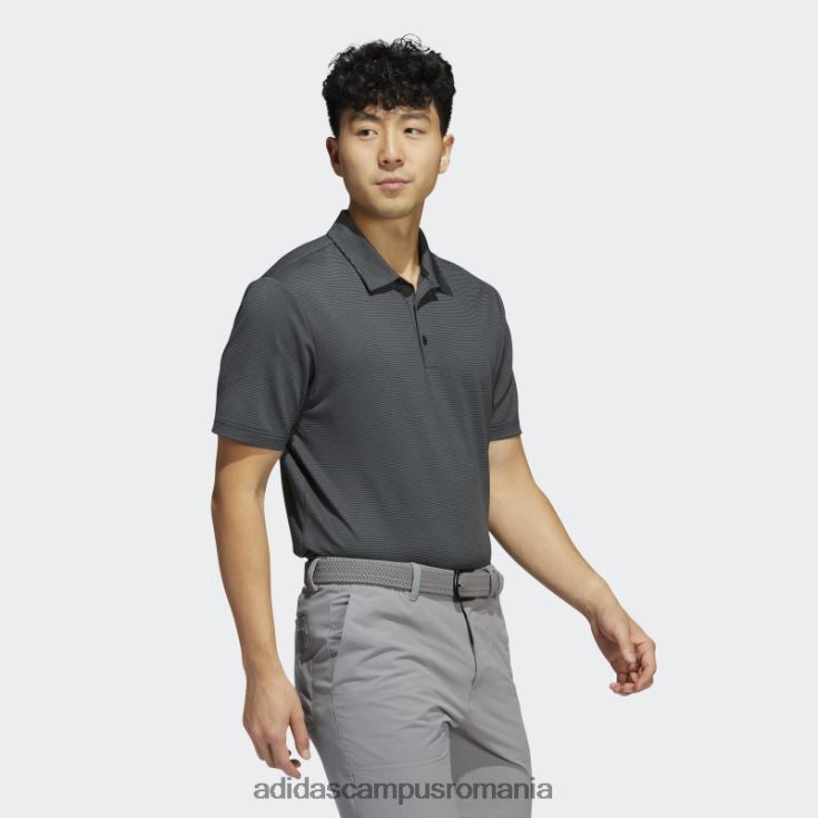 adidas campus romania tricou polo negru cu dungi ottomane bărbați gri inchis J266N26082