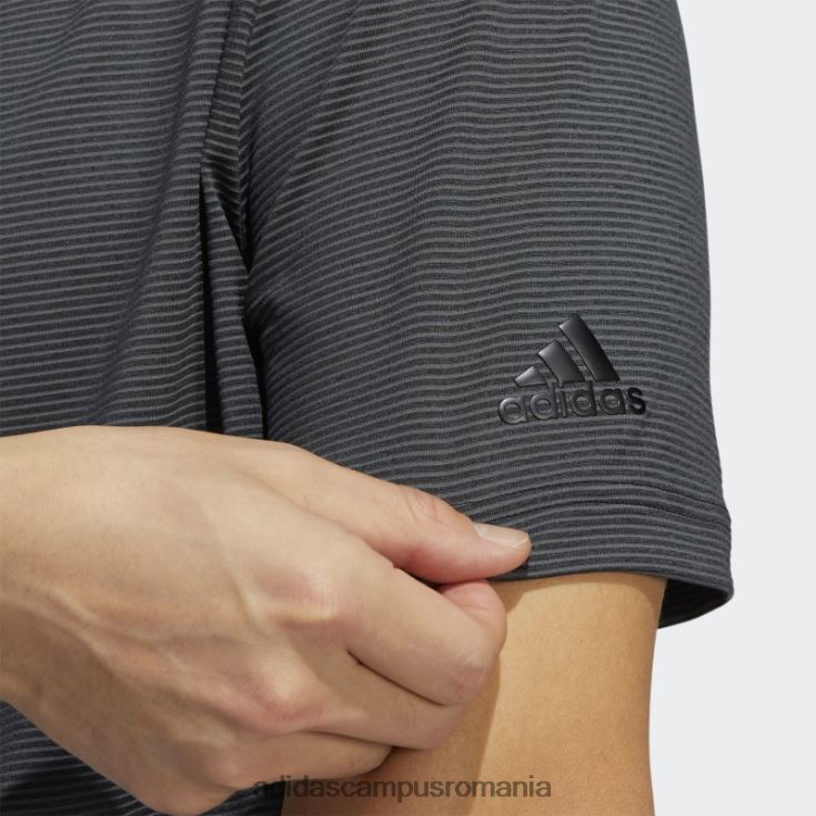 adidas campus romania tricou polo negru cu dungi ottomane bărbați gri inchis J266N26082