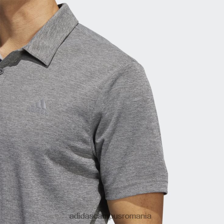 adidas campus romania tricou polo negru melange drive heather adidas bărbați melange negru J266N214631