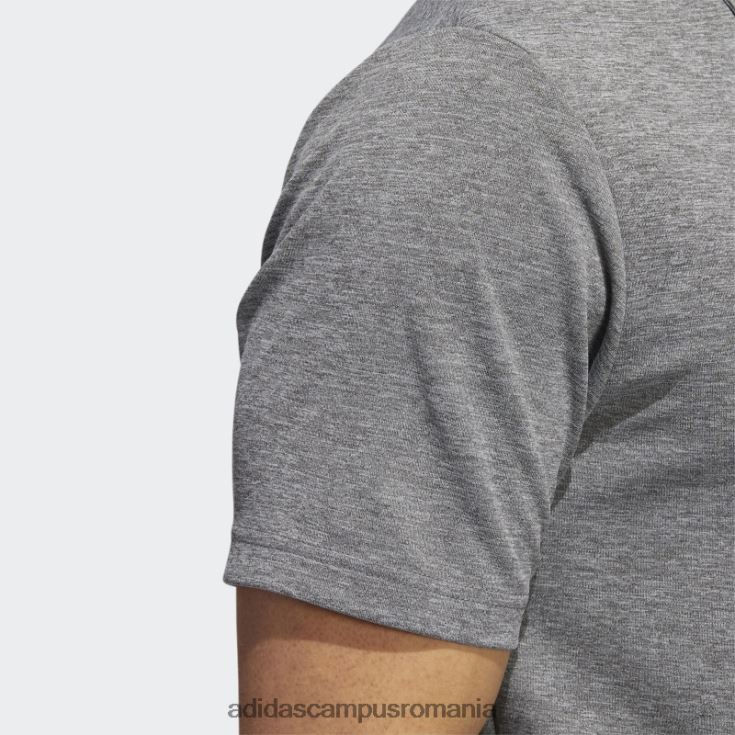 adidas campus romania tricou polo negru melange drive heather adidas bărbați melange negru J266N214631