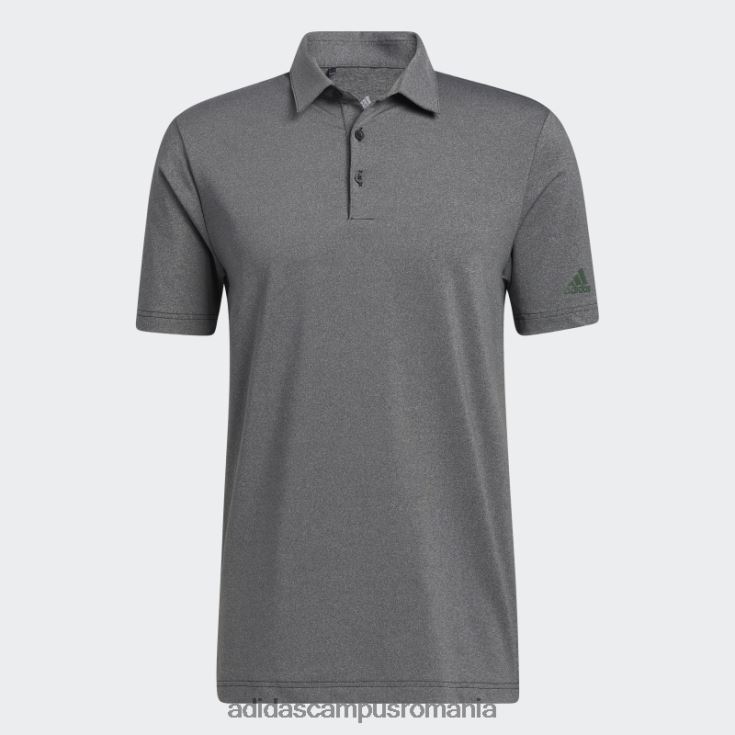 adidas campus romania tricou polo negru melange ultimate365 heather adidas bărbați melange negru J266N26453