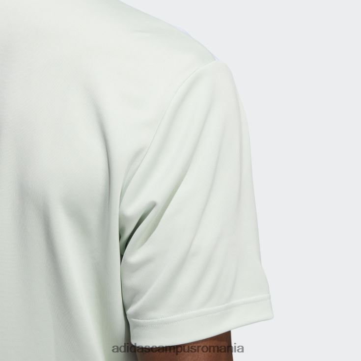 adidas campus romania tricou polo verde colorblock bărbați verde/alb J266N214578