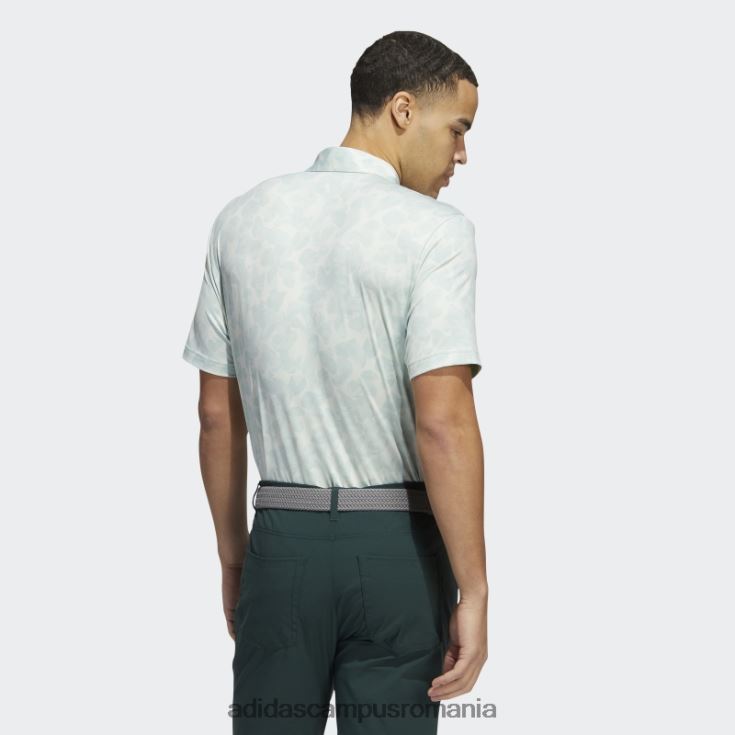 adidas campus romania tricou polo verde cu imprimeu prisma bărbați nuanță verde/verde J266N21246