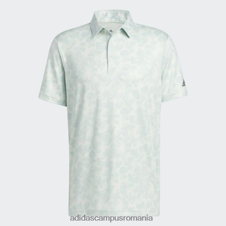 adidas campus romania tricou polo verde cu imprimeu prisma bărbați nuanță verde/verde J266N21246