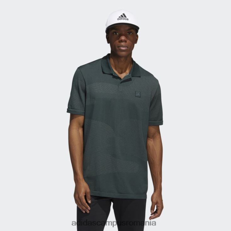 adidas campus romania tricou polo verde, fără cusături bărbați verde J266N214698