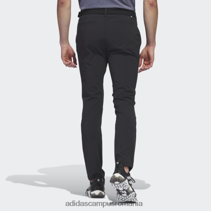 adidas campus romania ultimate365 tour nailon, pantaloni de golf conici, negri bărbați negru J266N26428
