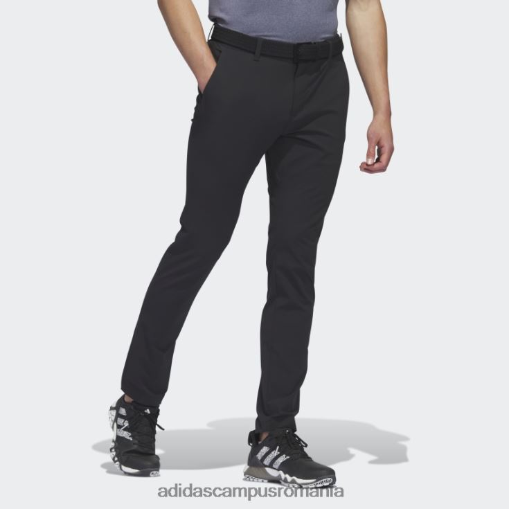 adidas campus romania ultimate365 tour nailon, pantaloni de golf conici, negri bărbați negru J266N26428