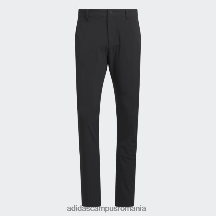 adidas campus romania ultimate365 tour nailon, pantaloni de golf conici, negri bărbați negru J266N26428