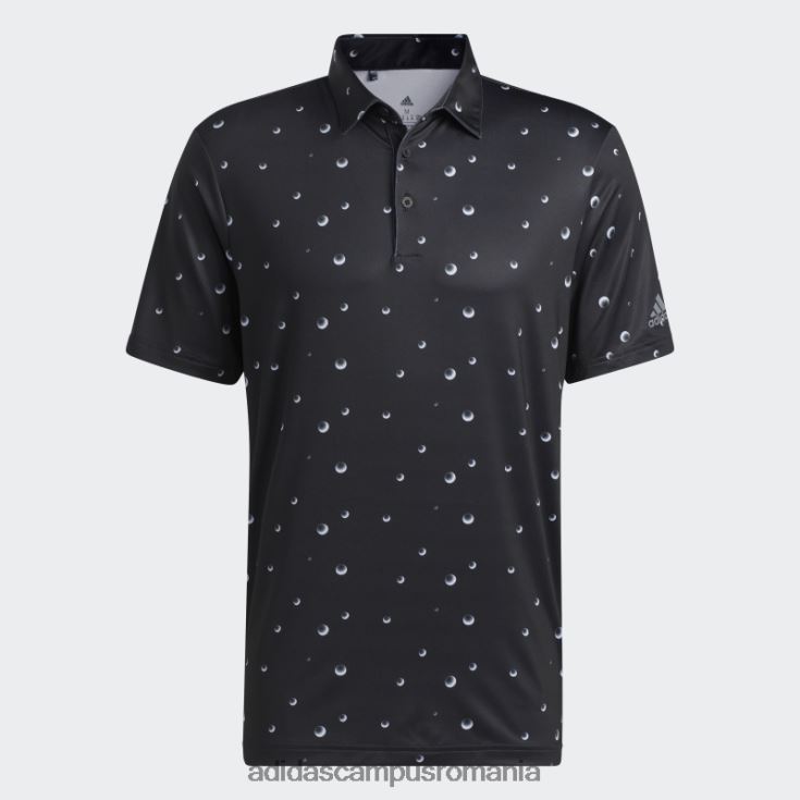adidas campus romania ultimate365 tricou polo cu imprimeu negru adidas bărbați negru/alb/gri J266N21518