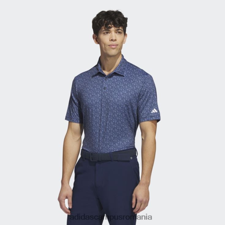 adidas campus romania ultimate365 tricou polo de golf cu imprimeu integral bleumarin adidas bărbați marina J266N26072