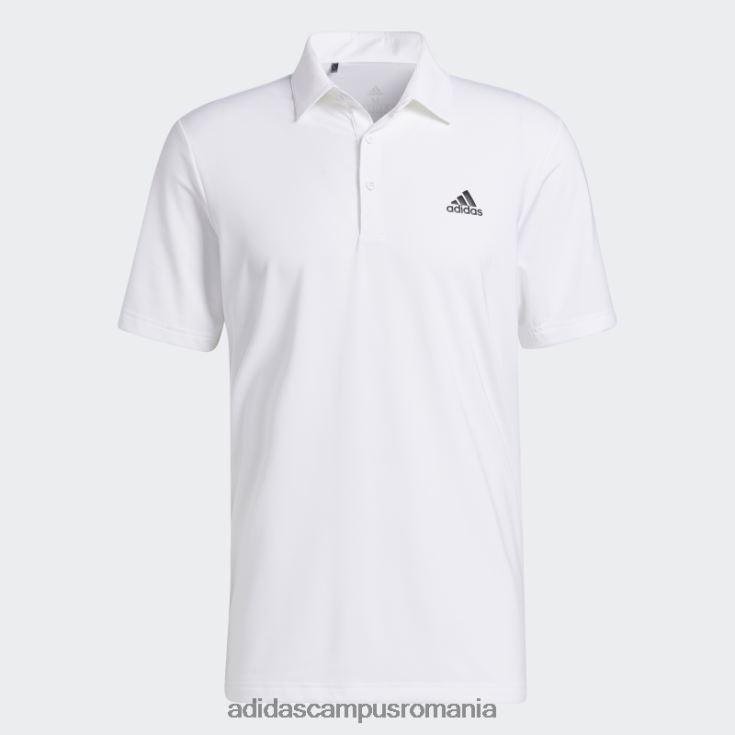 adidas campus romania ultimate365 tricou polo solid pe piept stânga alb adidas bărbați alb J266N213440