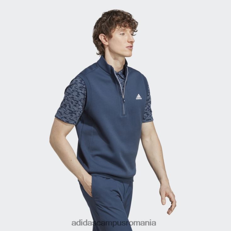 adidas campus romania vestă adidas autentică cu fermoar 1/4 bleumarin bărbați marina J266N214637