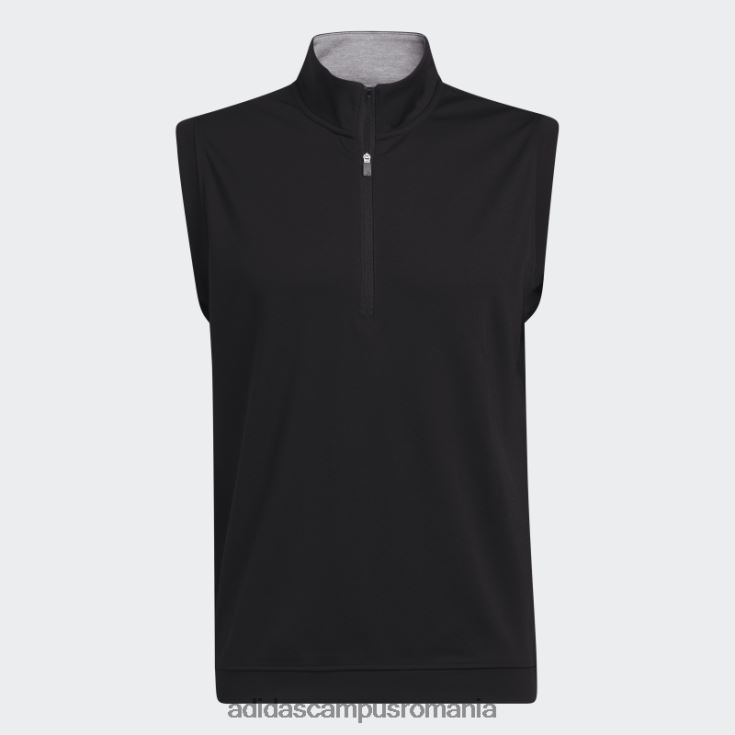adidas campus romania vestă neagră cu fermoar 1/4 ridicat bărbați negru J266N26517
