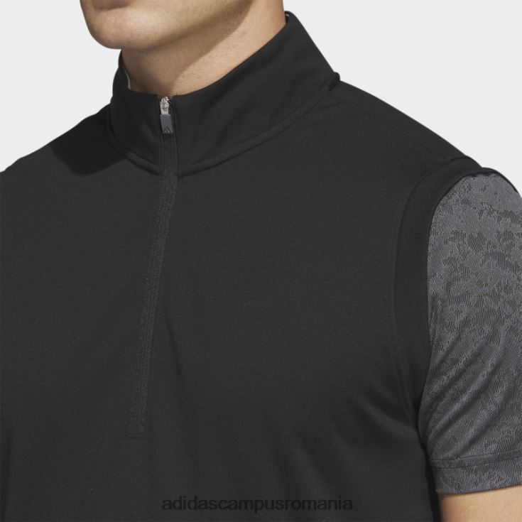 adidas campus romania vestă neagră cu fermoar 1/4 ridicat bărbați negru J266N26517