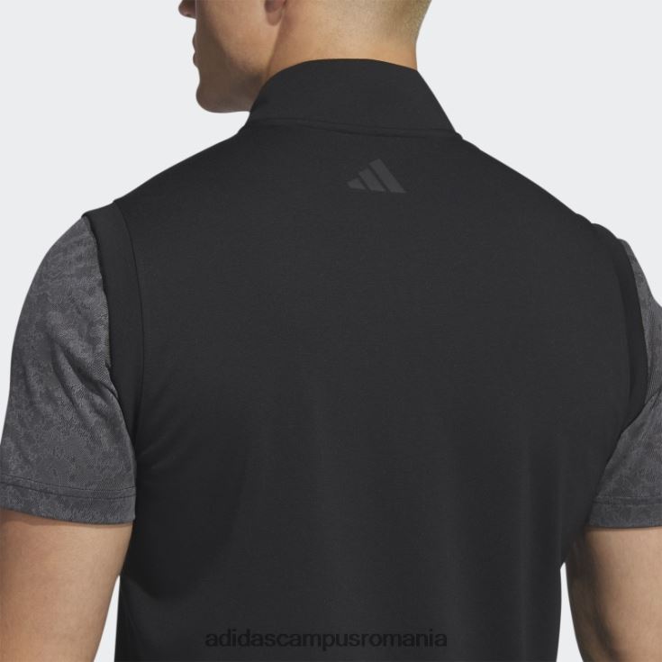 adidas campus romania vestă neagră cu fermoar 1/4 ridicat bărbați negru J266N26517