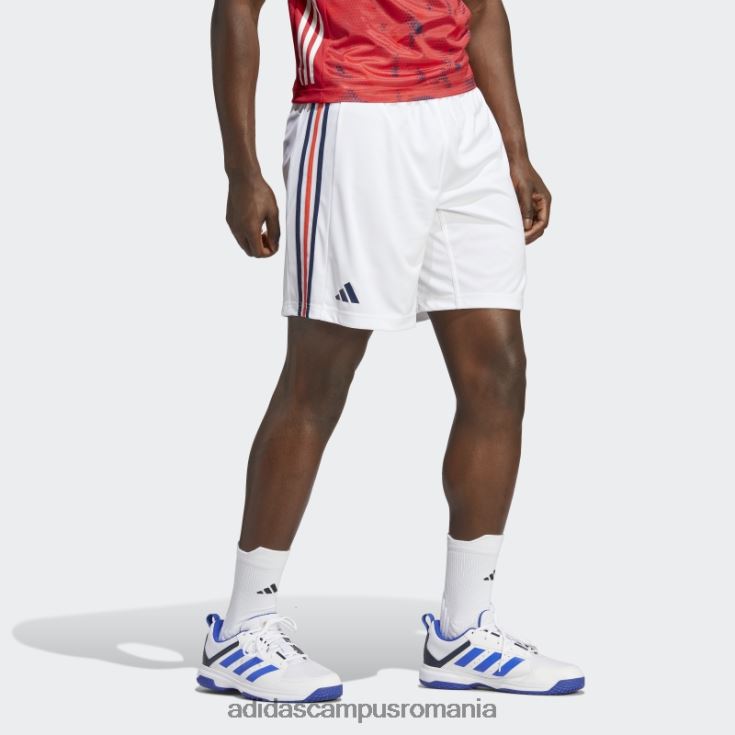 adidas campus romania pantaloni scurți de handbal franța alb adidas bărbați alb/bleumarin/rosu J266N214328