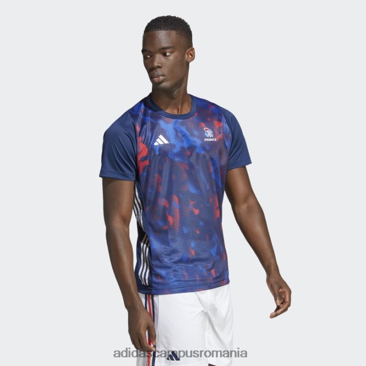 adidas campus romania tricou handbal franța bleumarin bărbați bleumarin/alb J266N214348