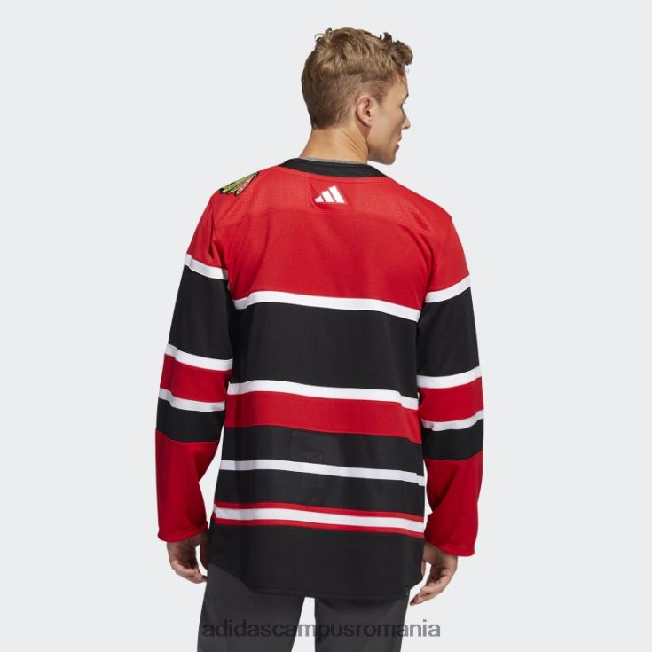 adidas campus romania Blackhawks tricou cu semn de cuvânt retro revers autentic roșu bărbați roșu J266N26655