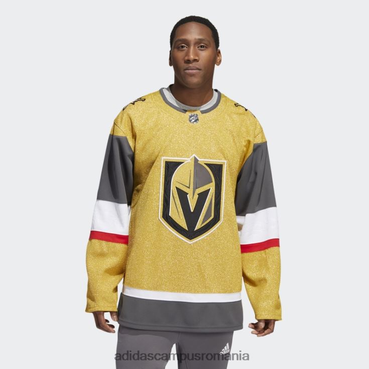 adidas campus romania auriu metalic golden knights home tricou autentic adidas bărbați aur metalic J266N25697