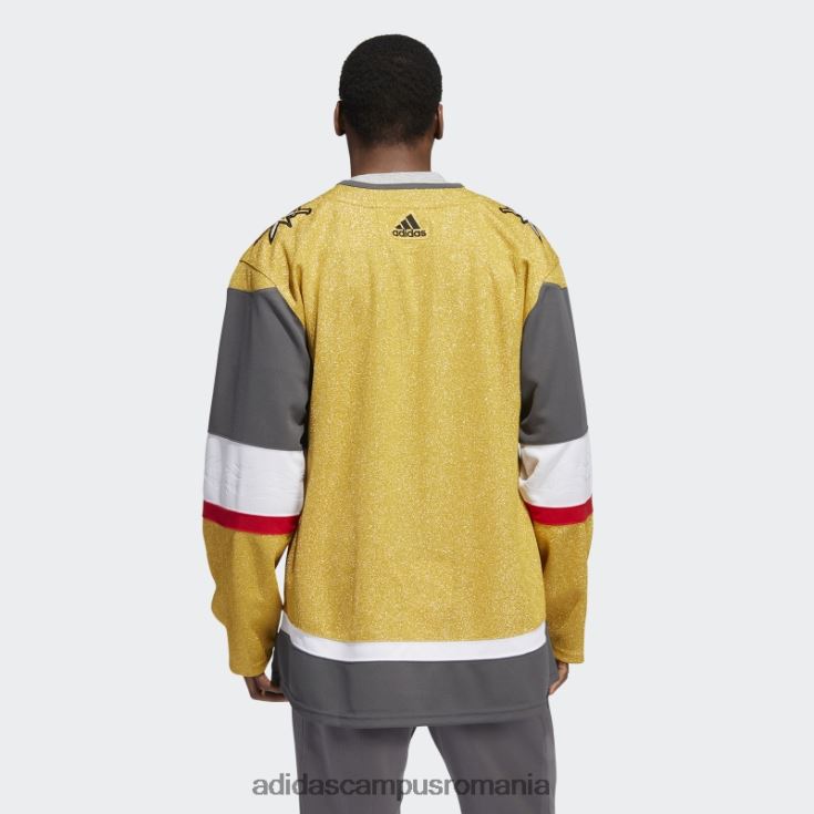adidas campus romania auriu metalic golden knights home tricou autentic adidas bărbați aur metalic J266N25697