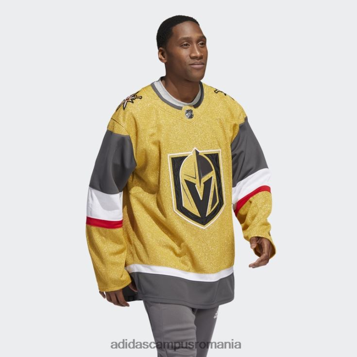 adidas campus romania auriu metalic golden knights home tricou autentic adidas bărbați aur metalic J266N25697