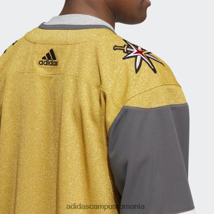 adidas campus romania auriu metalic golden knights home tricou autentic adidas bărbați aur metalic J266N25697