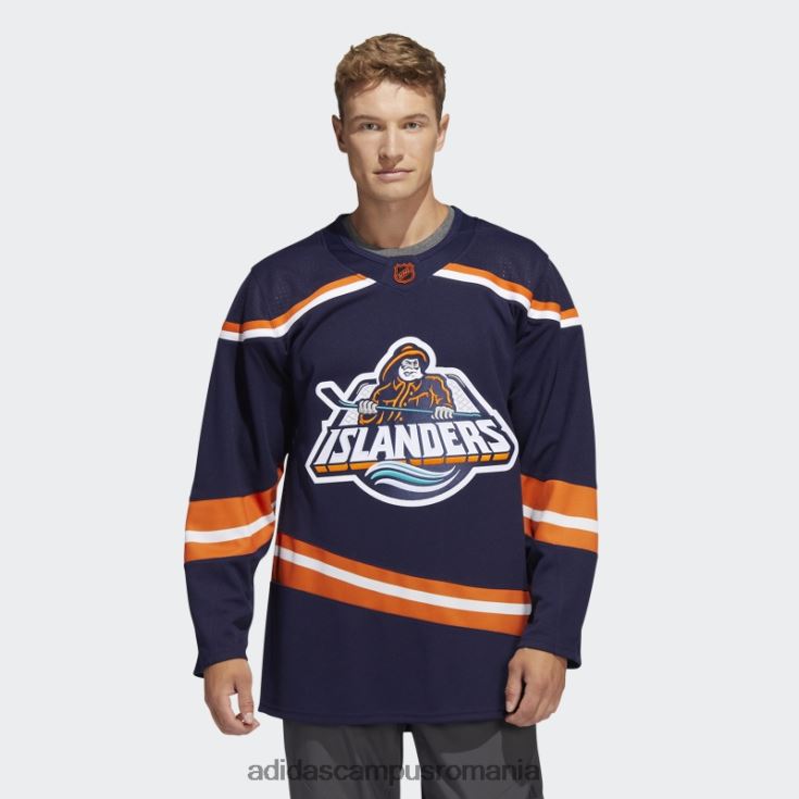adidas campus romania bleumarin 09 ccm-sld islanders tricou autentic reversat cu inscripție retro bărbați bleumarin 09 ccm-sld J266N26437
