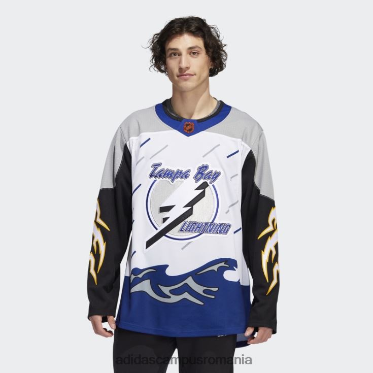 adidas campus romania fulger alb tricou revers autentic cu semnătură retro bărbați alb J266N26664